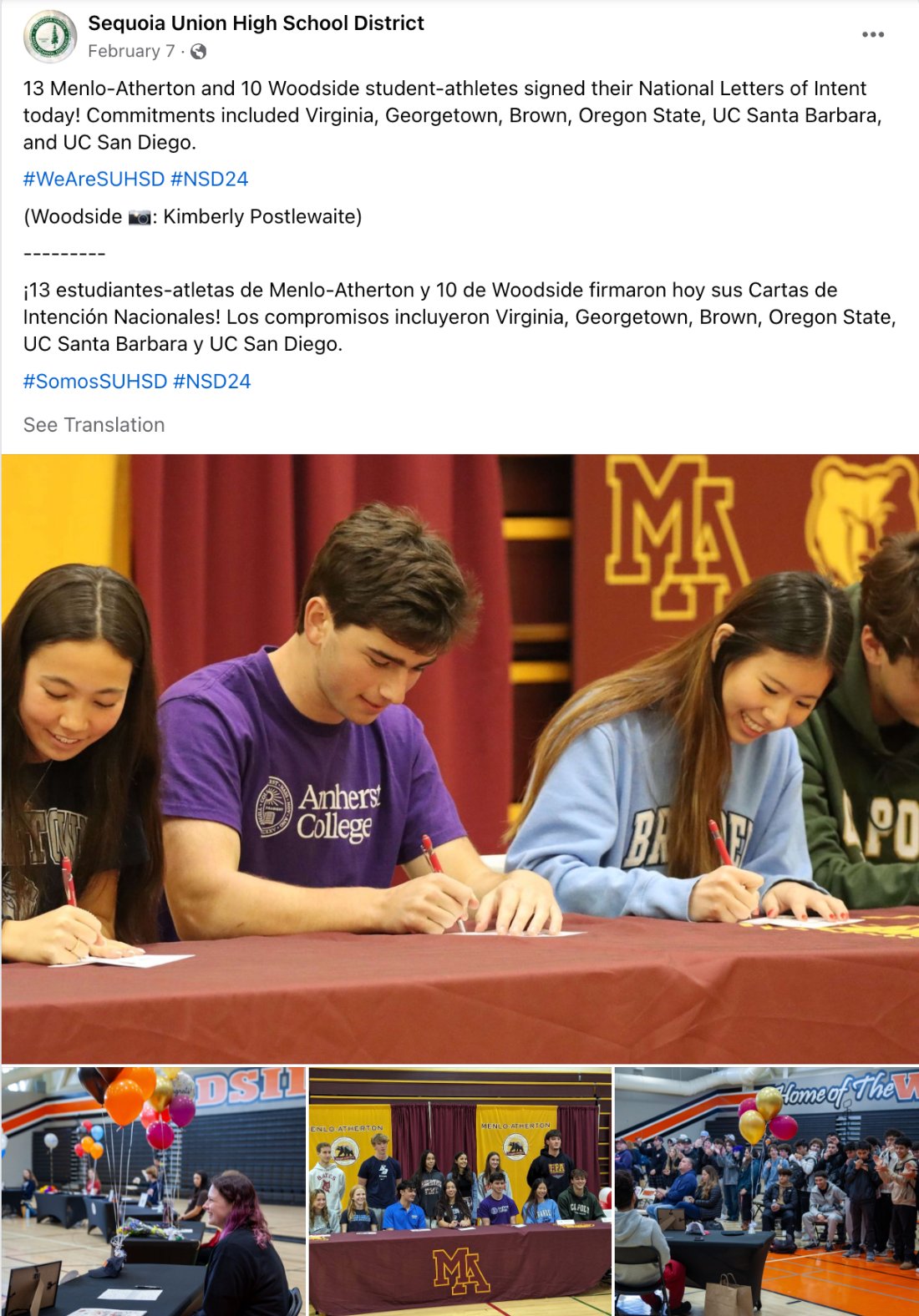 Letter of Intent Signing Day